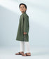 Like Father Like Son Olive Boys Kurta